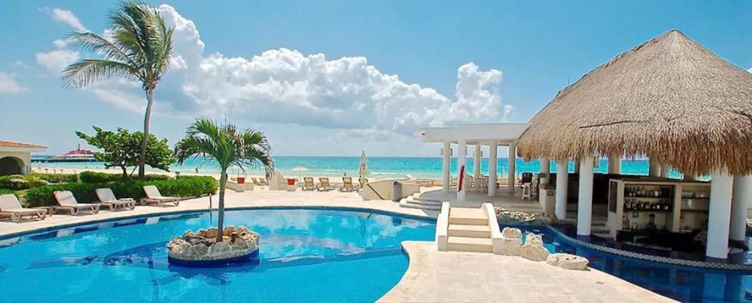 Departamento Frente Al Mar Con Dos Recamaras Y Seguridad 24 H A Dos Cuadras De La Quinta Avenida Playa del Carmen Ngoại thất bức ảnh